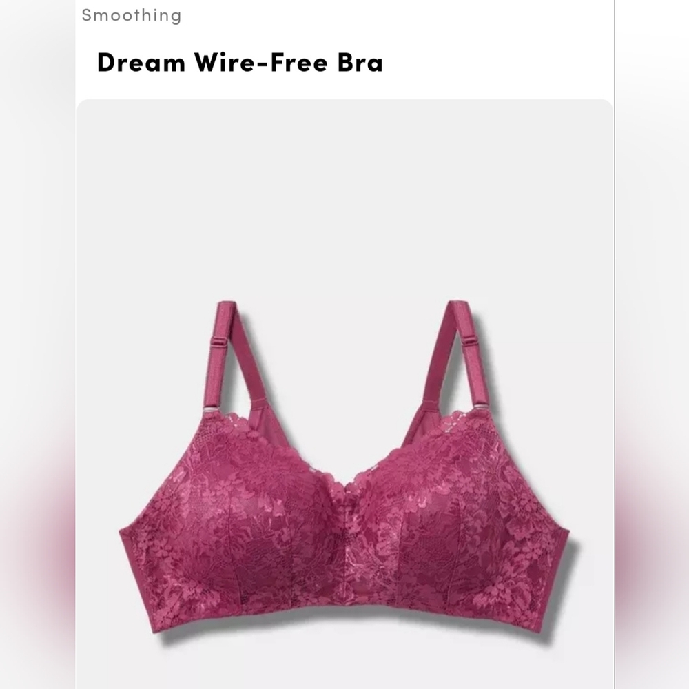 Torrid Lace Bra - Deep Pink